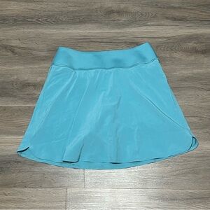 Puma Small Skort Blue PWRSHAPE Solid Golf Pickleball Athletic Stretch 50+ UPF